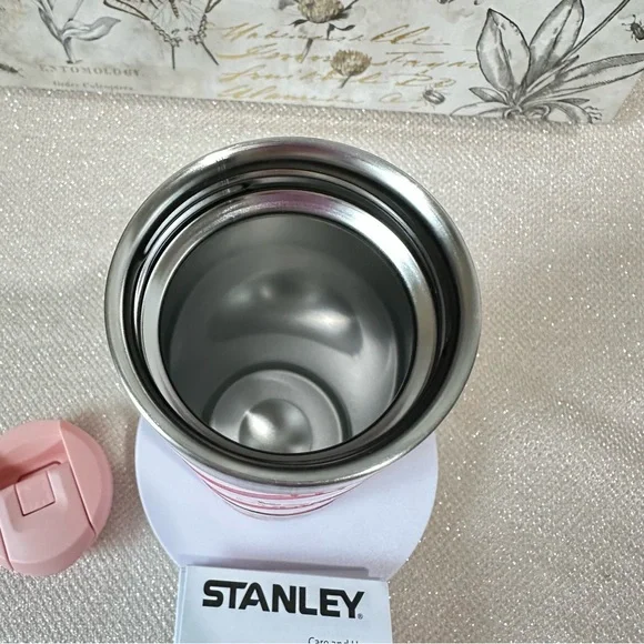 Stanley Strawberry Cream Twist 16oz AEROLIGHT Transit Bottle Target Exclusive - Picture 12 of 12